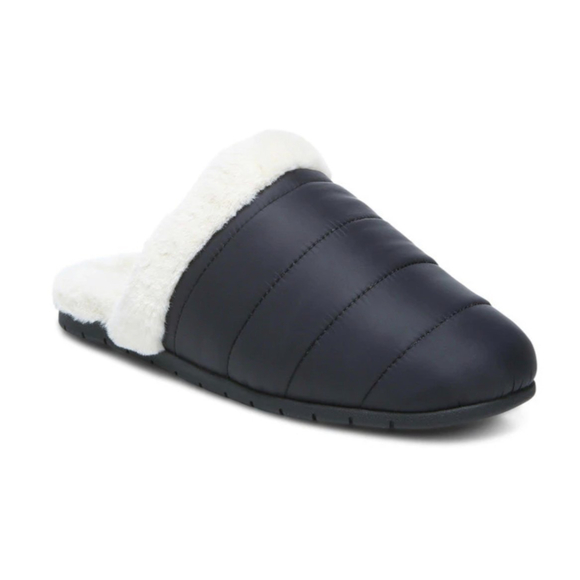 VIONIC Josephine Navy Blue Slipper - Picture 1 of 4